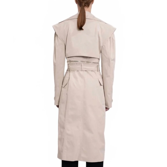 Nonchalant Label Lennox Trench Coat / Skirt  / Cropped Jacket New With Tags - Picture 5 of 8
